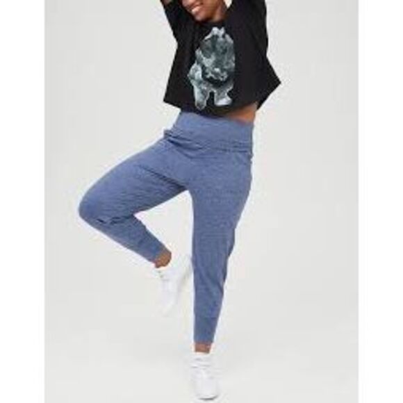 OFFLINE BY AERIE Women’s Dark Heathered Gray The Hugger Athletic Jogger Size Sma - Picture 2 of 9